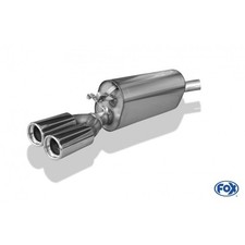 FOX Racing Sportanlage ab Kat 2x80mm gerade für Opel Calibra A inkl 4x4 Bj 89-97