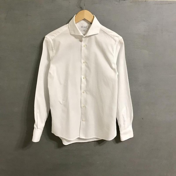 Men Libero Milano Shirt White Cotton 34 / XS / 42