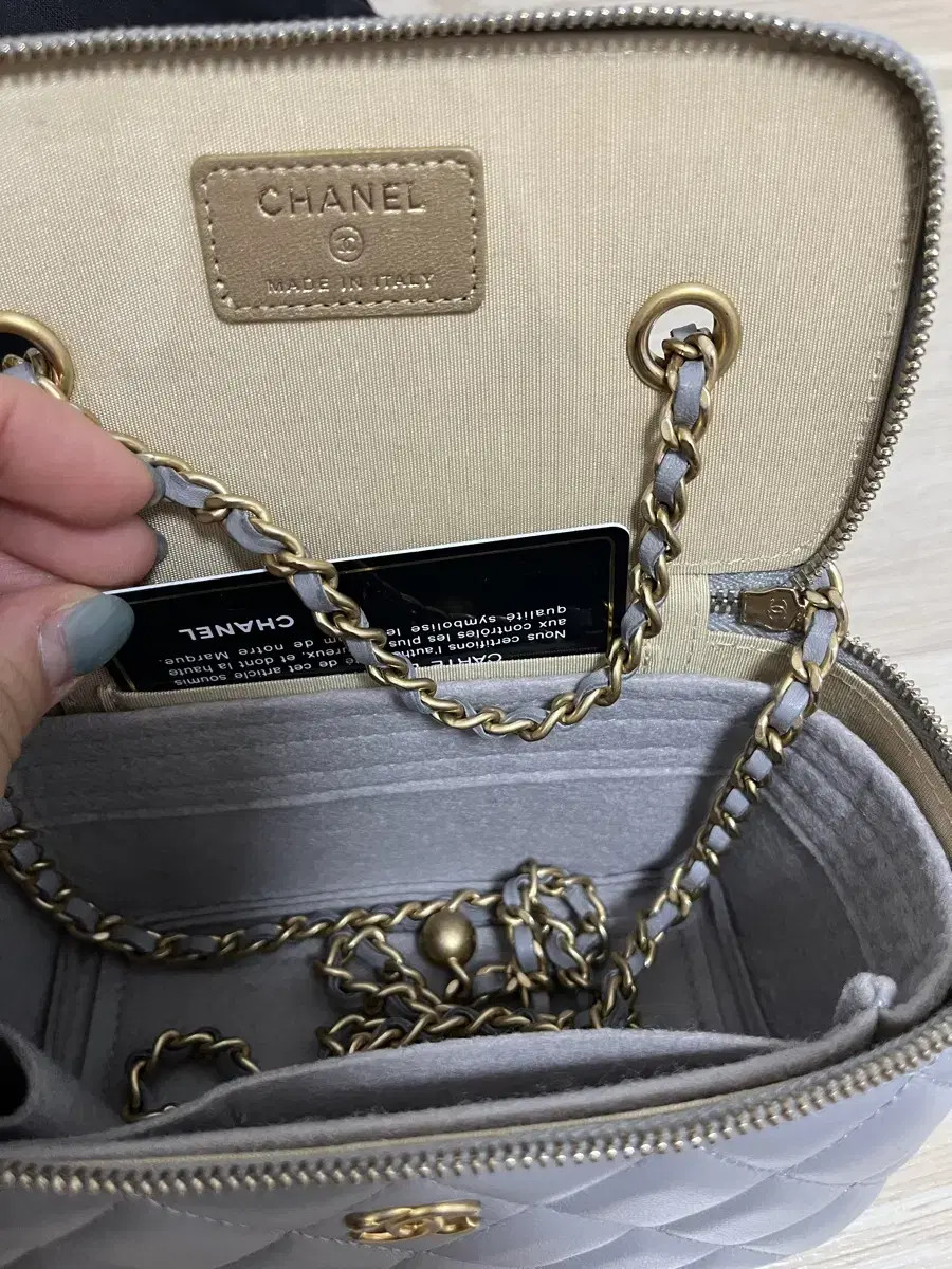 Chanel Goldball Vanity Bag Rectangular - image 9