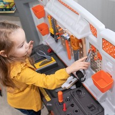 Kids Tool Bench Workshop Multicolor Accessories Engaging Durable Play Set New