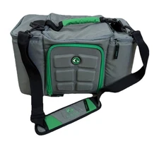 6 Pack Fitness Innovator 300 Meal Prep Management Tote - Green/Gray Clean GUC