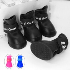 Anti Slip Dog Shoes Rubber Waterproof for Small Dogs Puppy Chihuahua Rain Boots