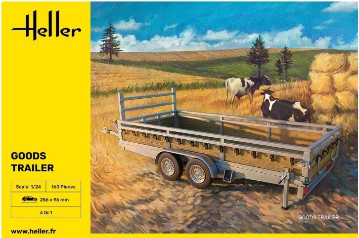 Heller 80778 1:24th scale Goods Trailer