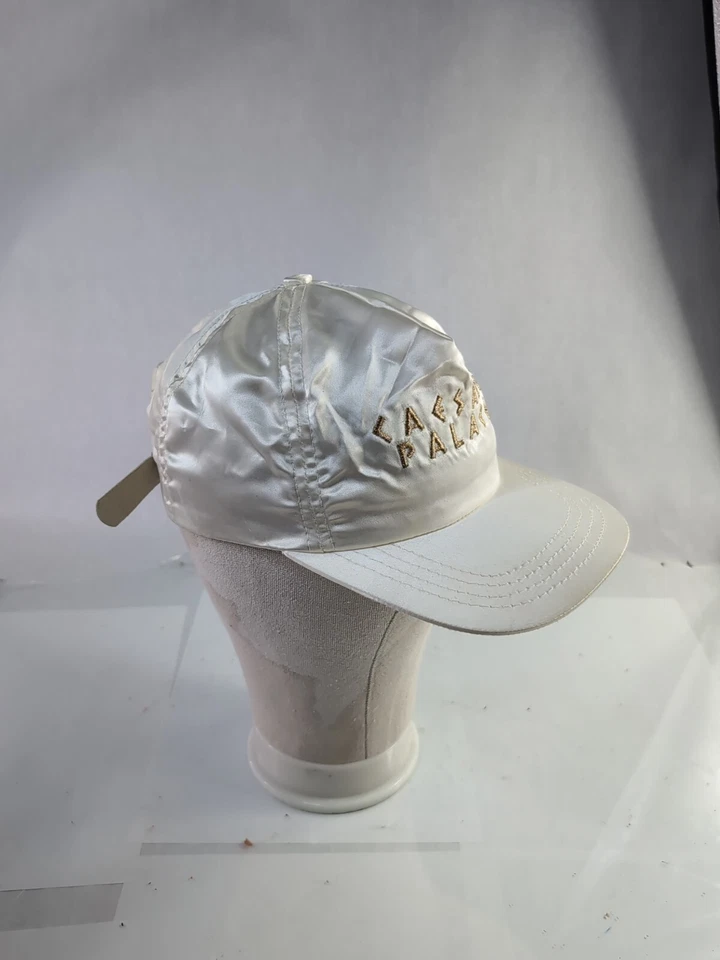 Редкий товар! Винтажная атласная шелковая регулируемая бейсболка Ceasars Palace для взрослых, белая - Изображение 3 из 4