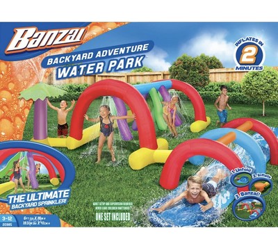 Inflatable Adventure Water Park Slide Backyard Kids Splash Toy