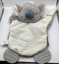 Demdaco Koala Crinkle Rattle Lovey Security Gray