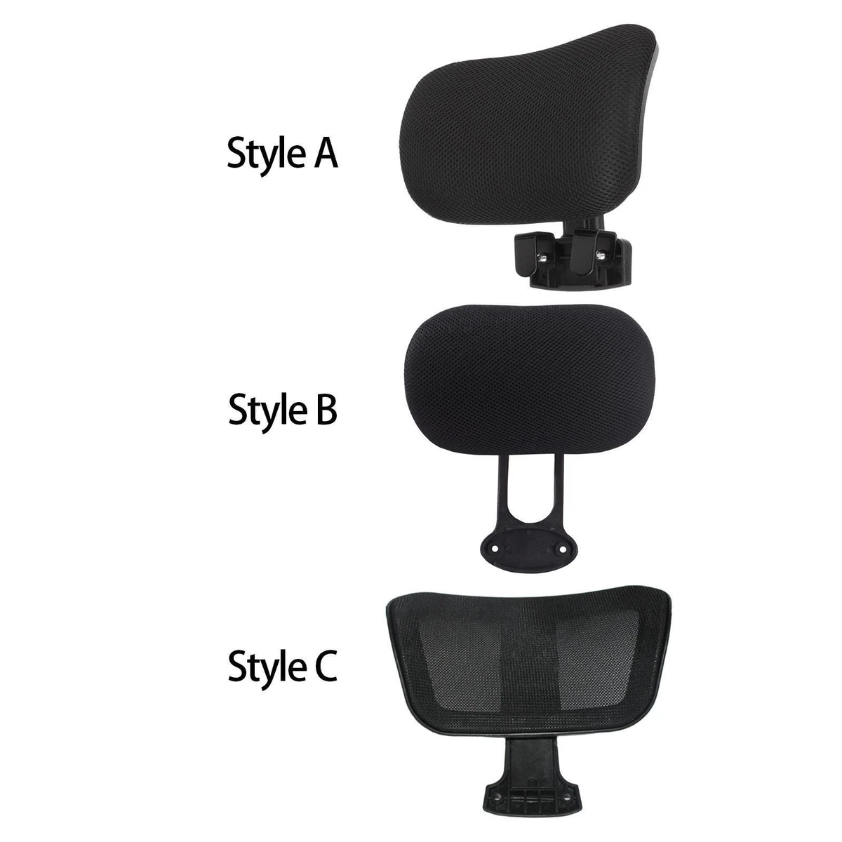 Desk chair with head support hot sale