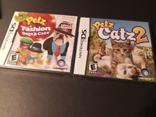 Image of Petz Fashion: Dogz & Catz and Petz: Catz 2 Nintendo DS Factory Sealed