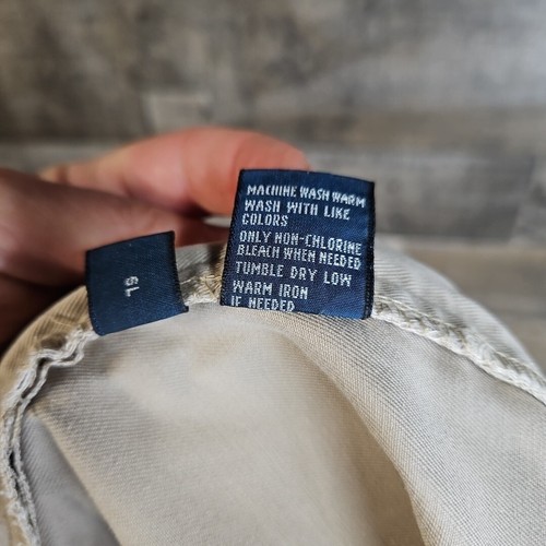 Vintage POLO Ralph Lauren Men’s Clothes SZ 36X34 Hammond Khaki Chino Pants - Picture 15 of 17