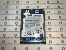 Western Digital WD7500BPVT-80HXZT3 Scorpio Blue 750GB SATA 5400RPM 2.5" TESTED!