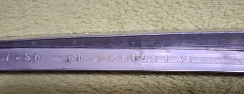 9 Stück Stangenlötzinn / Lötzinn / Stangenlot ca. 2,1Kg.-siehe Bilder - Bild 4 von 6