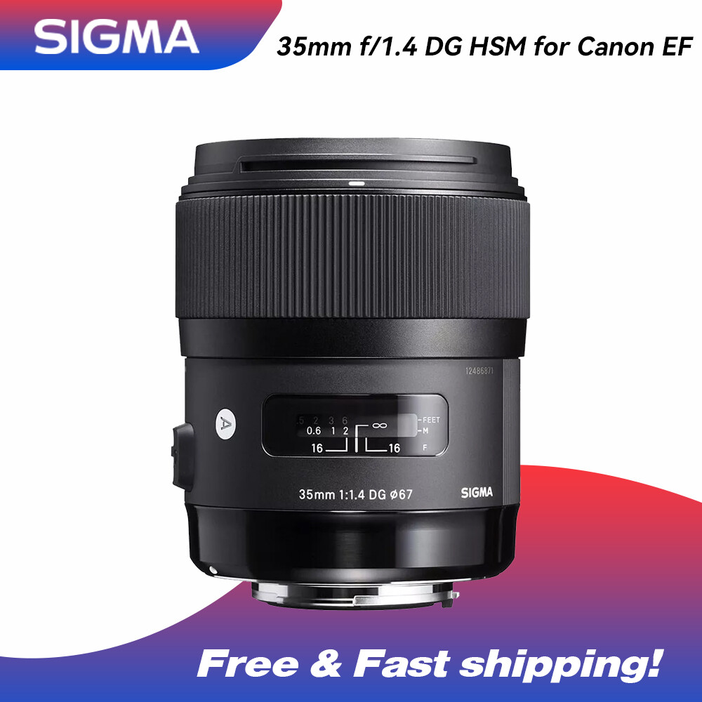 Sigma 35mm f/1.4 DG HSM Art Lens for Canon EF Mount - 95% New