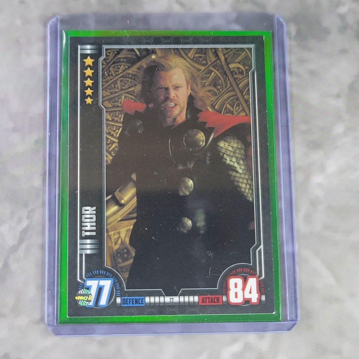 Marvel Topps Hero Attax Trading Card W/ Top Loader - 77 Thor | eBay