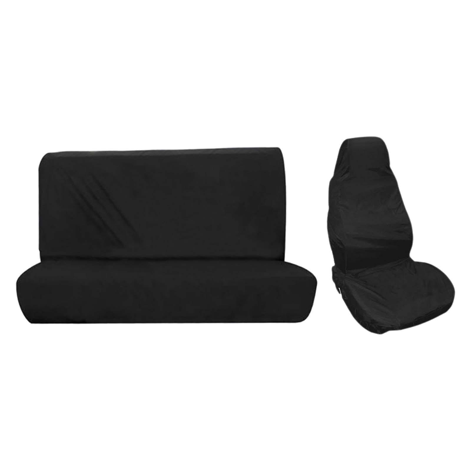 Car Seat Cover Anti Slip Waterproof Oxford Cloth Black Car Seat Protector for-image