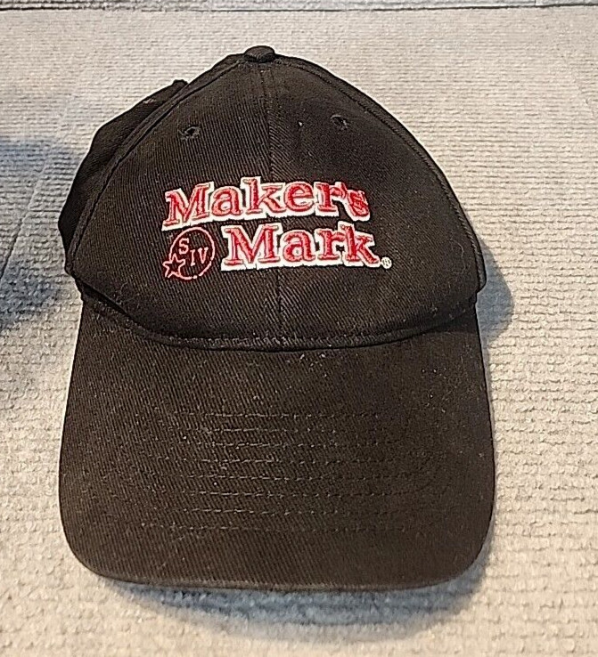 Baseball Cap Maker's Mark Bourbon Black Sports Ha… - image 9