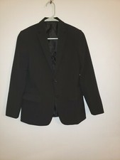 Van Heusen Boys' Adaptive Flex Stretch Suit Jacket, Black, Size:14 runs small 