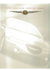 1998 Chrysler Sebring Coupe brochure oem