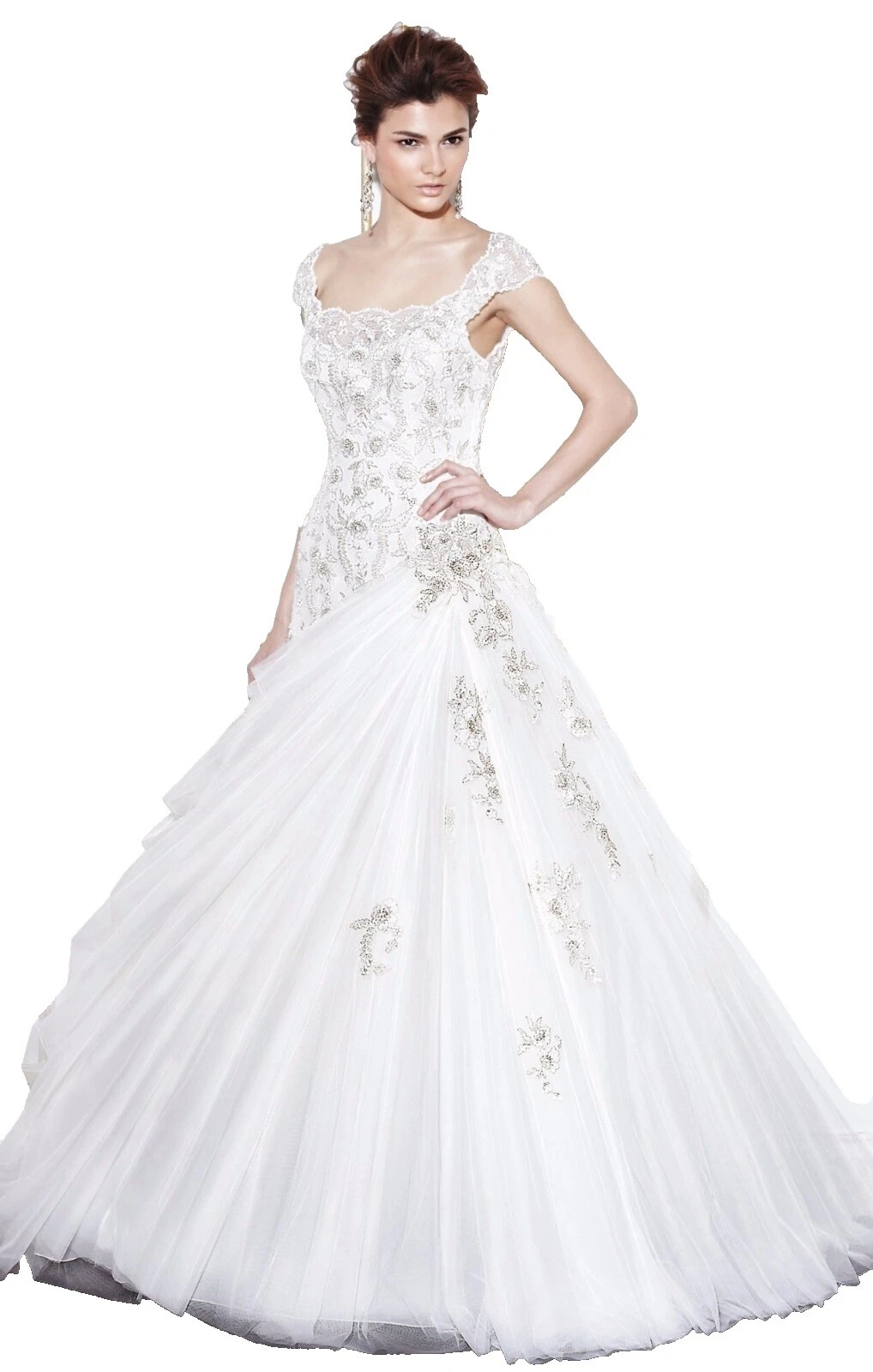 Vestidos de novia con Mangas de Tul