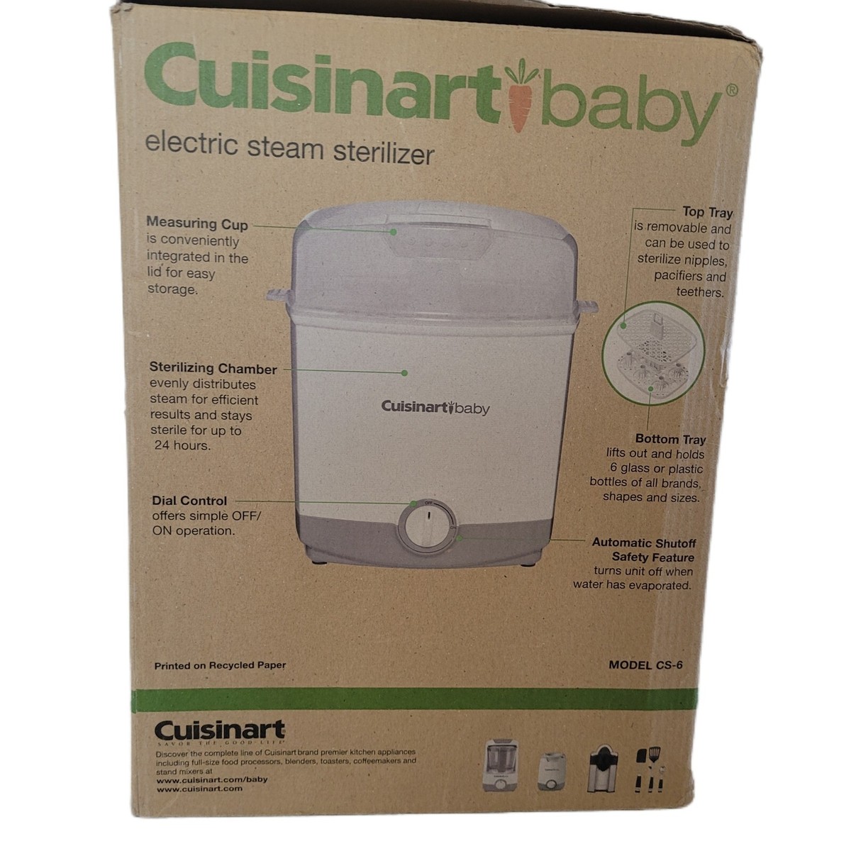 Electric Sterilizer Cuisinart Bottle Sterilizer Cuisinart Baby