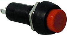 Drucktaster Taster rund Push OFF 1 polig 230V 1A Einbautaster