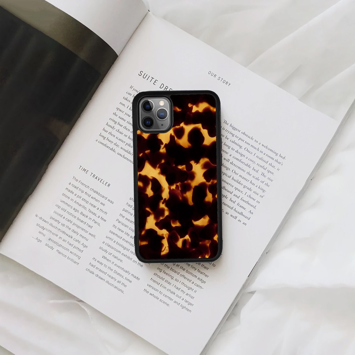Tortoise Shell Monogram Phone Case Iphone 11 Tortoise Shell Sonix