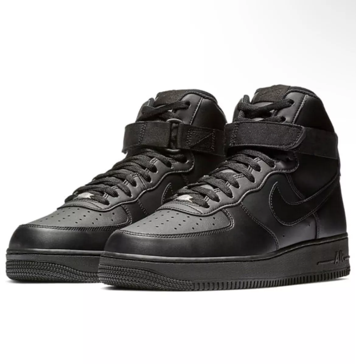 Nike Air Force 1 '07 High Black/White Men's Shoe - Hibbett