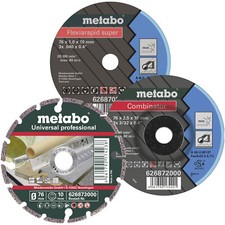 Image of Metabo 626879000 cutting Disc straight 76 mm 3 pcs durable tool