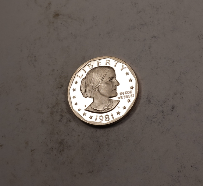 1981-S TY2 Susan B Anthony Dollar * Gem Proof Cameo * Type 2 * Key
