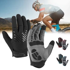 Cycling Gloves Breathable Gel Pad Road Mountain Gloves Touch Screen Anti-Slip