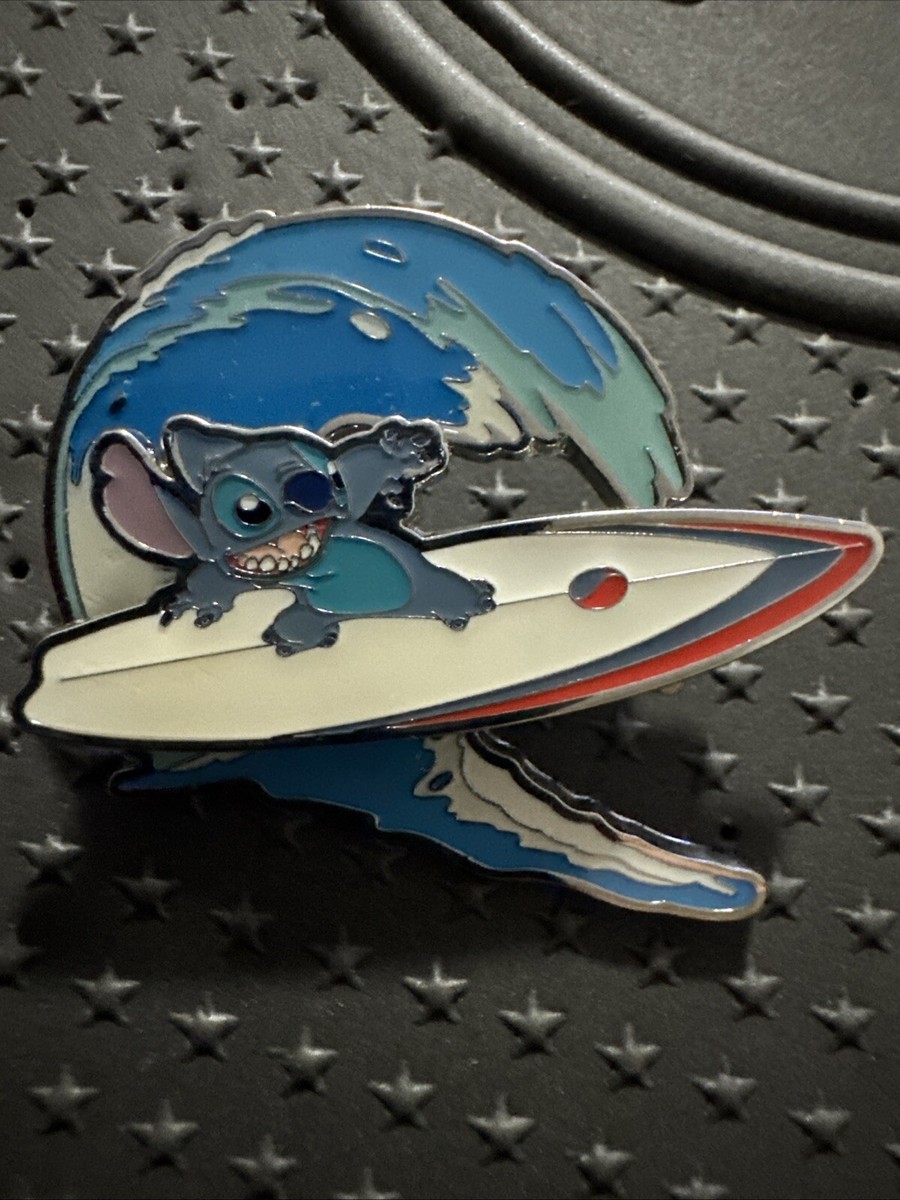 Disney Stitch Surfboard Sliding Surfing Wave Pin | eBay