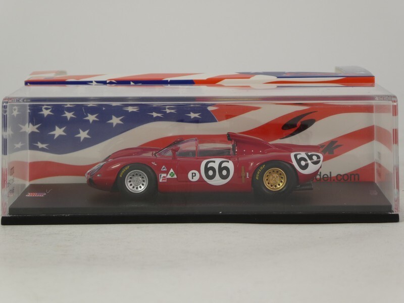 spark製　Alfa Romeo 33 12h Sebring 1967 スパーク 1/43 アルファロメオ 33 1967 セブリング12H #65 A.d.