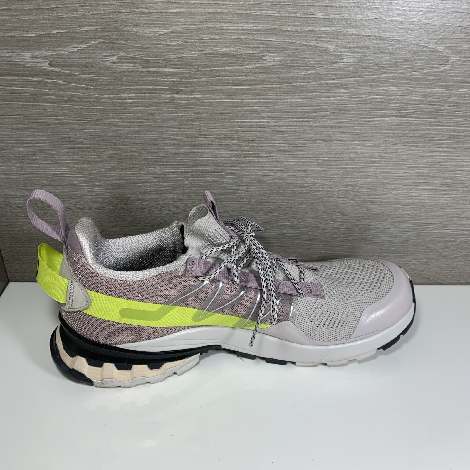 Scarpa da trail running Salomon XA Cover (unisex) taglia W 9 M 8 grigio giallo usata in ottime condizioni