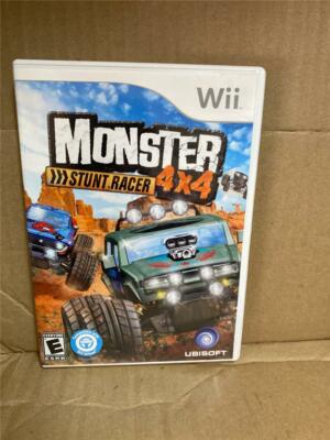 Monster 4x4: Stunt Racer (Nintendo Wii, 2009)  With Manual