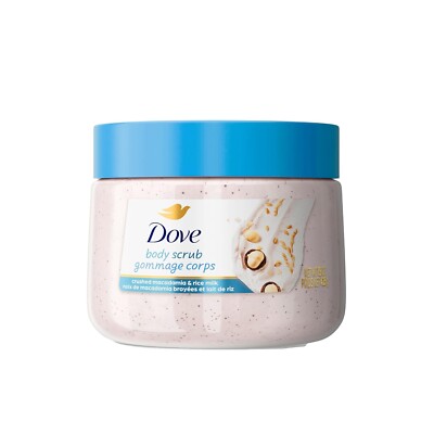 Dove Body Scrub Deeply Nourishes for Smooth, 15 oz, Choose Your Scent.