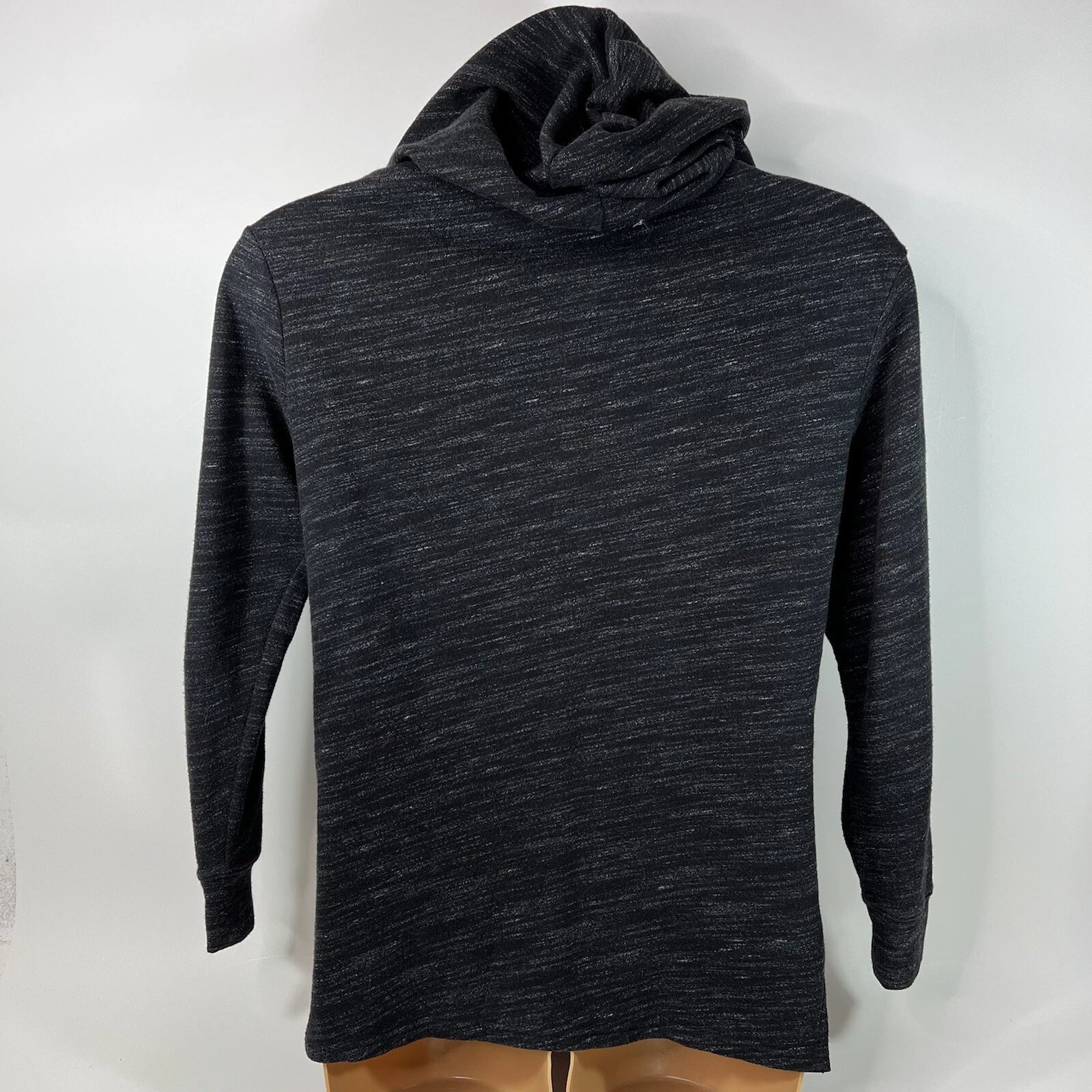 UNDERCOVER Felpa con cappuccio Victoria's Secret ROSA full zip nera orlo spacco donna XS