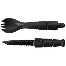 Ka-Bar Tactical Military Sporks - Spoon Fork Knife Combo Set - Camping Hiking