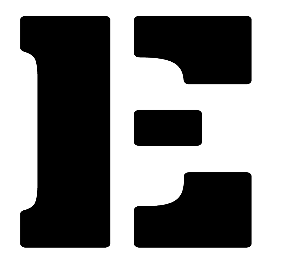 E Monogram Initial Letter Stencil Font Vinyl Decal Sticker For Home Cup A1919