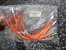 Cat6A 10G Shielded Booted Ethernet, Booted Patch Cable 1ft - 10 pack -