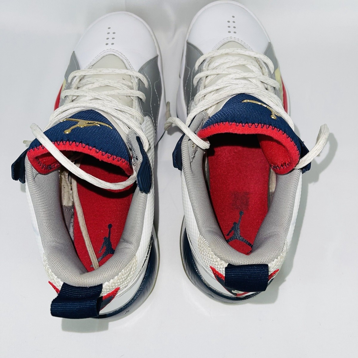 Men\'s Nike Air Jordan Zoom 92 USA Olympics Basketball Shoes CK9183-101 Size: 8 Men main image 3