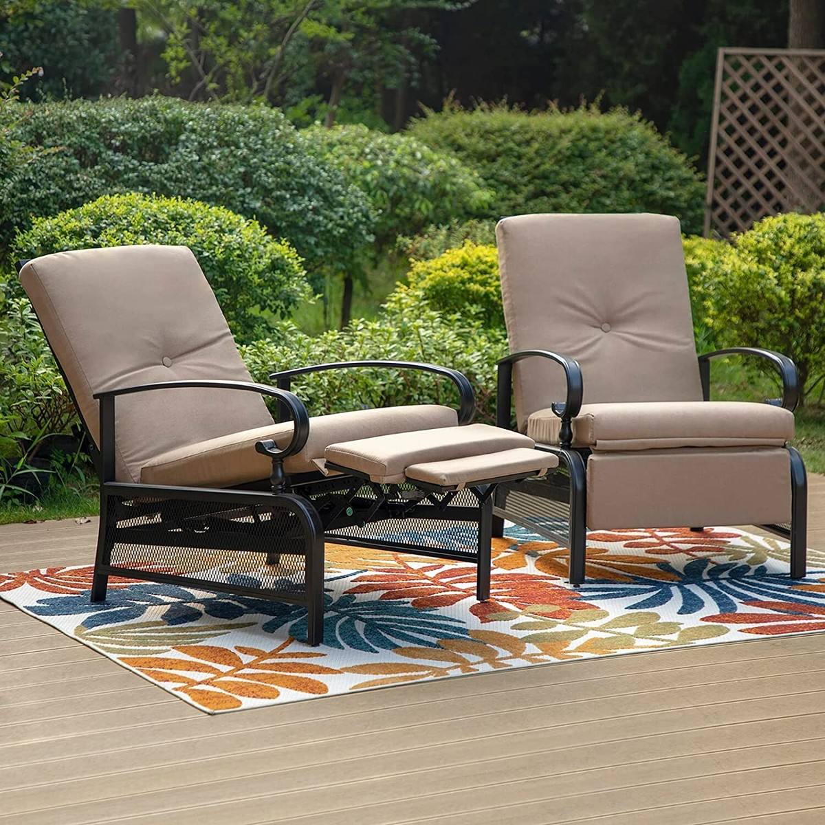 backyard recliner chair