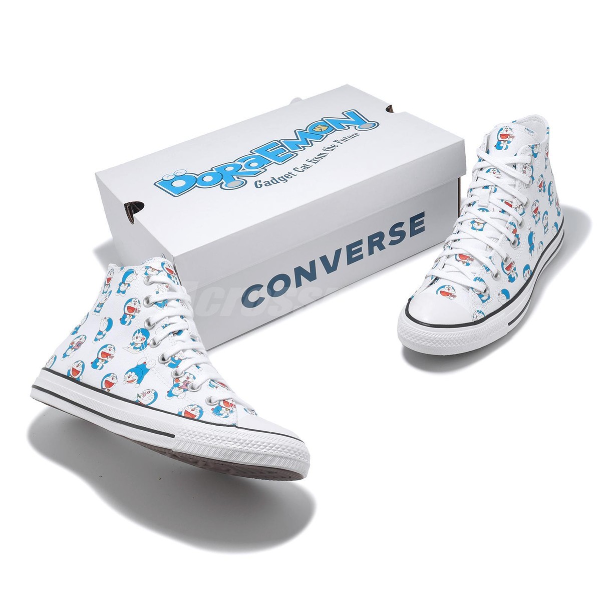 Converse x Doraemon Chuck Taylor All Star HI Men Unisex Shoes 
