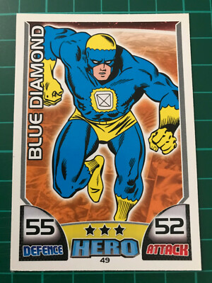Marvel Universe Hero Attax Serie 1 Basiskarte #49 Blue Diamond