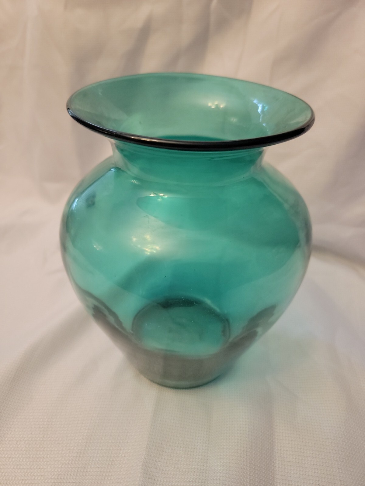 Vintage Blenko Vase 10”Antique Green Original Design with label eBay