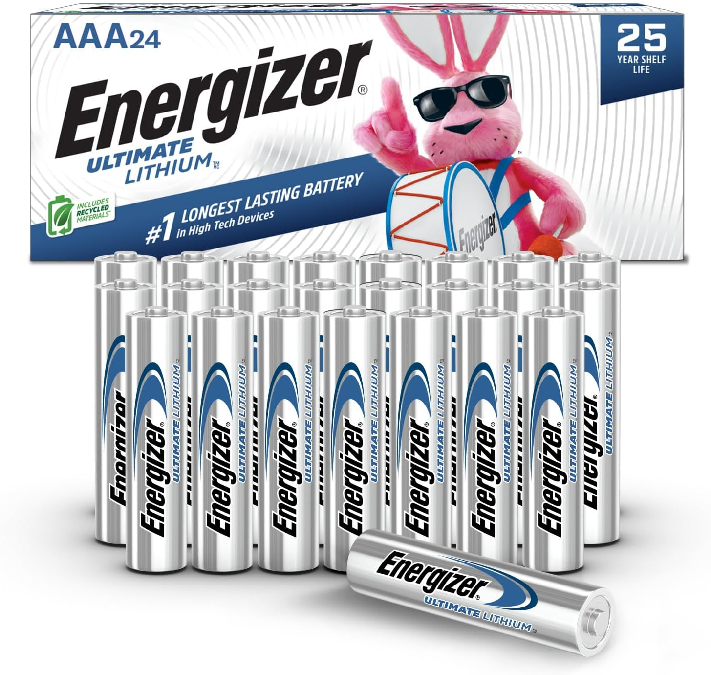 AAA Batteries, Ultimate Lithium Triple a Battery, 24 Count-image