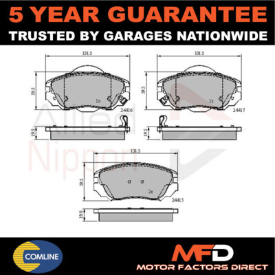 Fits Vauxhall Insignia 2008-2017 Allied Nippon Front Brake Pads Set