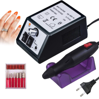 20000U/min Nagelfräser Set Elektrisch Maniküre Pediküre Nagel Fräser Nailart Set
