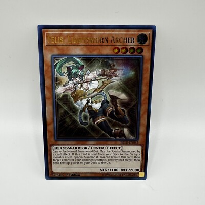 Yugioh Felis, Lightsworn Archer DUEA-EN095 Ultra Rare NM | eBay