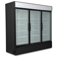 NEW BLIZZARD TRIPLE HINGED GLASS 3 DOOR SHOP DISPLAY FREEZER RRP £4102