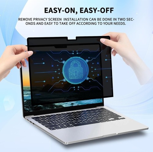 Removable Vacuum Adsorption Screen Privacy Film for Macbook Pro 13 Inch/Macbook - Picture 4 of 5