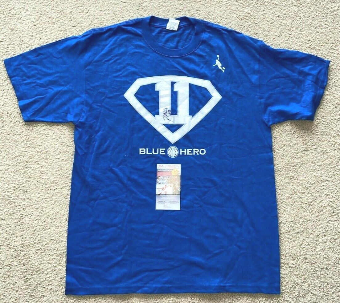 JOHN WALL SIGNED KENTUCKY WILDCATS UK SHIRT NCAA COLLEGE BASKETBALL JSA 